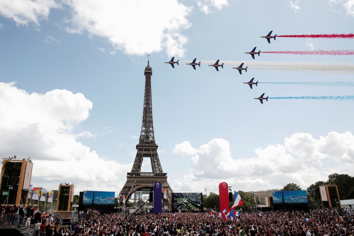 Tháp Eiffel tại thủ đô Paris, Pháp. Nguồn: Reuters