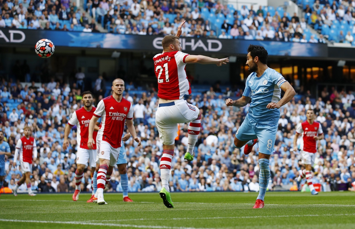 man city de dang de bep 10 nguoi cua arsenal 5-0 tai etihad hinh anh 7