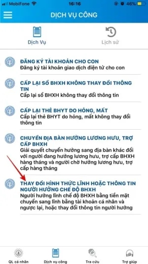 cach dang ky online nhan luong huu qua tai khoan ngan hang hinh anh 2