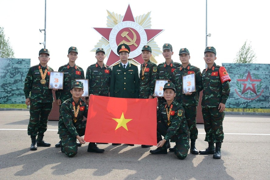 vietnamese meridian contingent wins bronze at army games 2021 picture 1