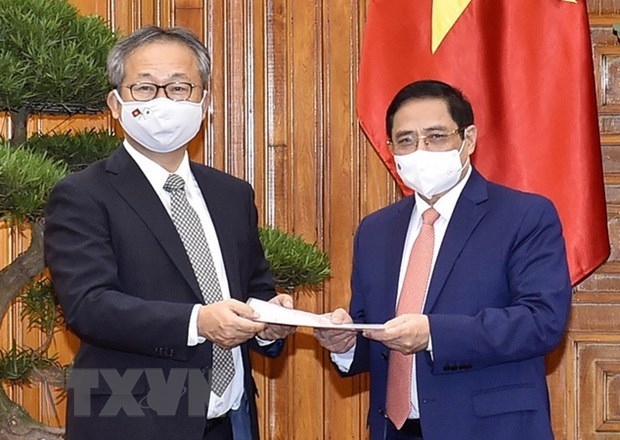 pm pham minh chinh receives japanese ambassador picture 1