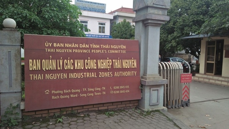 Ban quản lý các KCN Thái Nguyên. Ảnh Vietnamnet