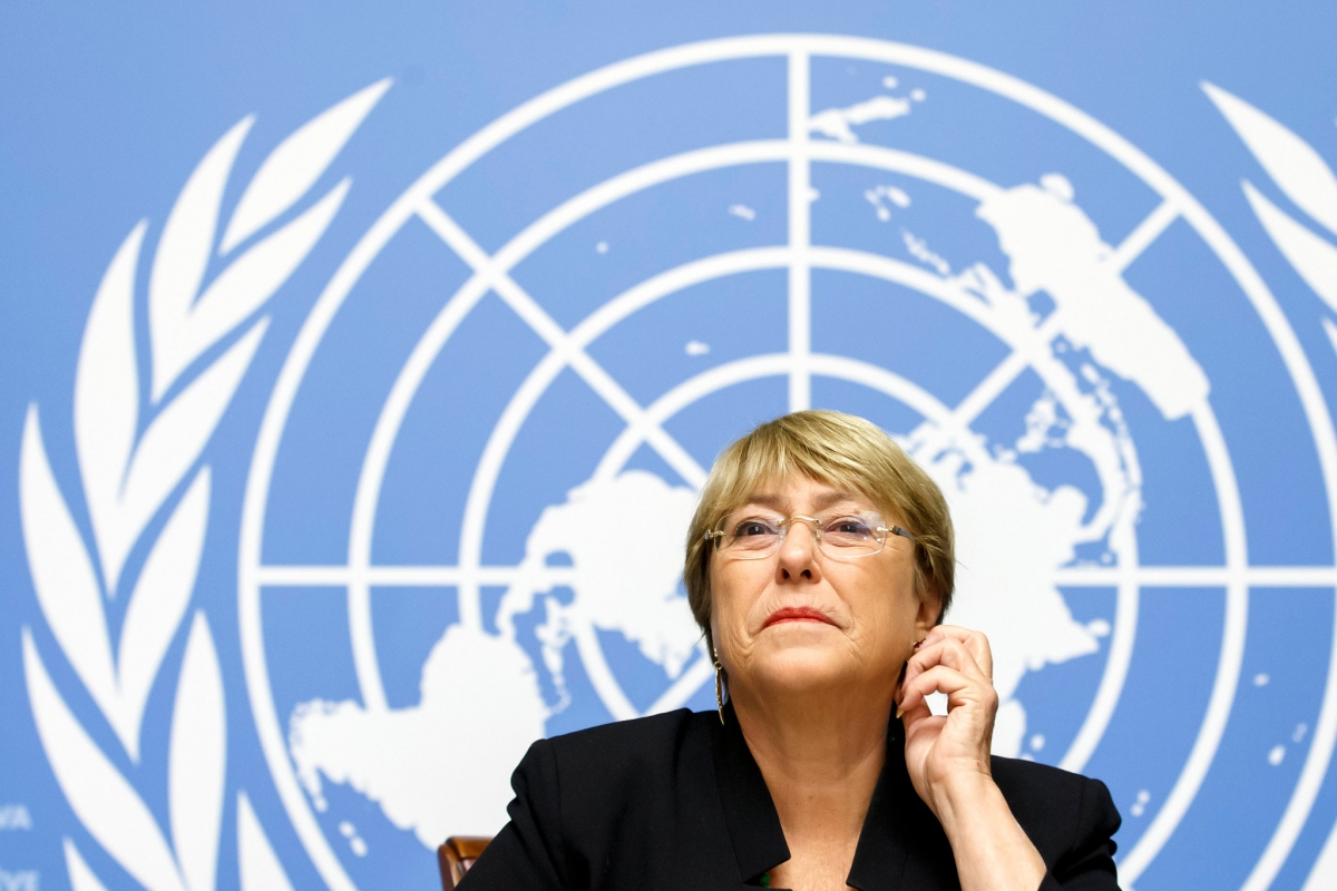 Cao ủy Nhân quyền Liên Hợp Quốc Michelle Bachelet. Ảnh: Reuters