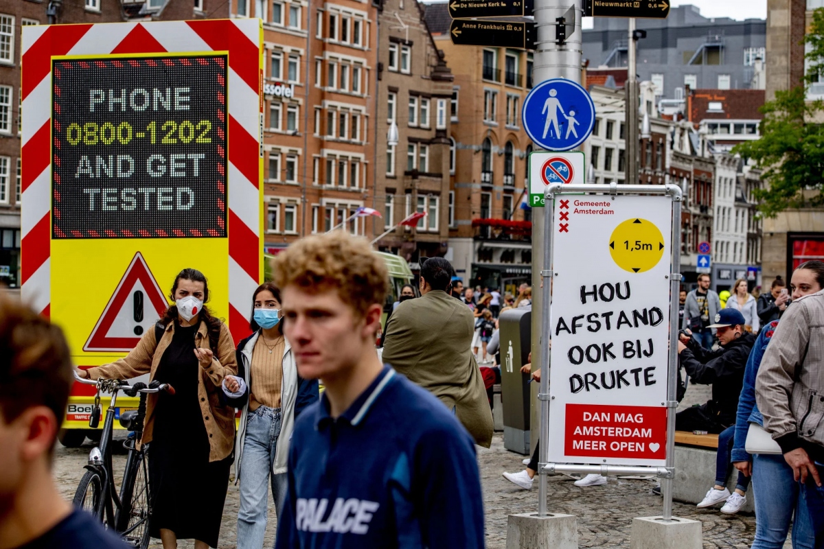 Khung cảnh đông đúc thường thấy tại Amsterdam. Nguồn: Getty Images