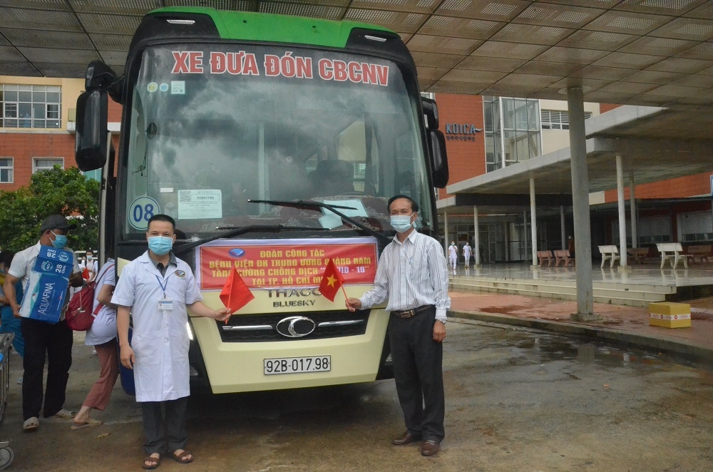 35 y bác sĩ tỉnh Quảng Nam tiếp tục lên đường hỗ trợ TP.HCM chống dịch