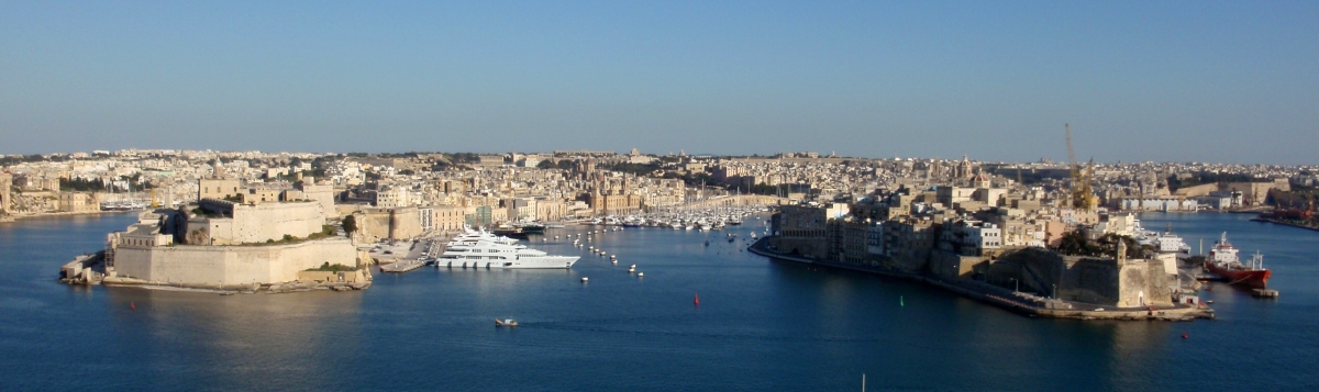 3 thành phố nhìn từ bờ biển Valletta. Nguồn: Wikimedia