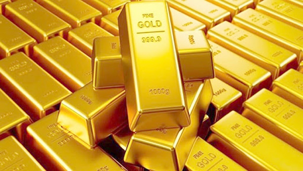 Vàng trong nước tiếp tục giảm về ngưỡng 57 triệu đồng/lượng. (Ảnh: KT)