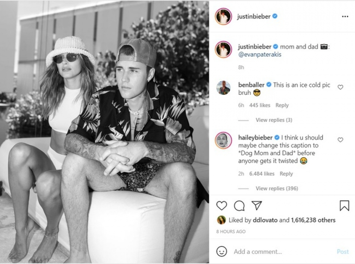 vo chong justin bieber - hailey baldwin hen ho an toi lang man hinh anh 6