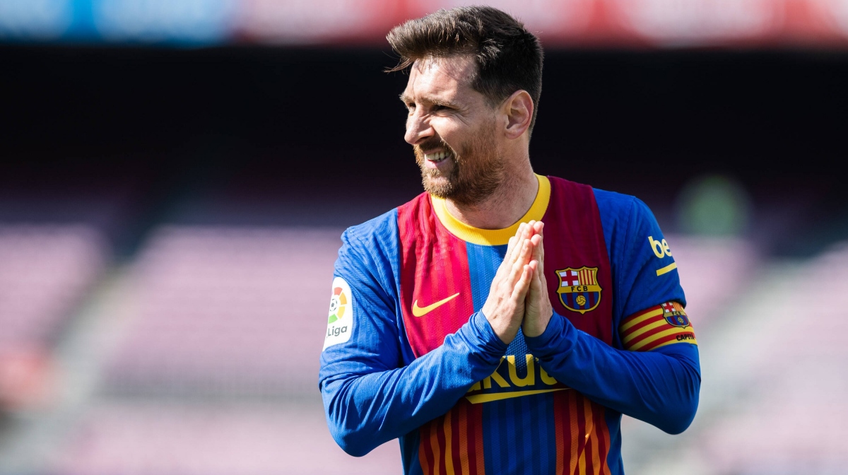Barca vẫn chưa thể chính thức ký hợp đồng mới với Lionel Messi. (Ảnh: Getty)