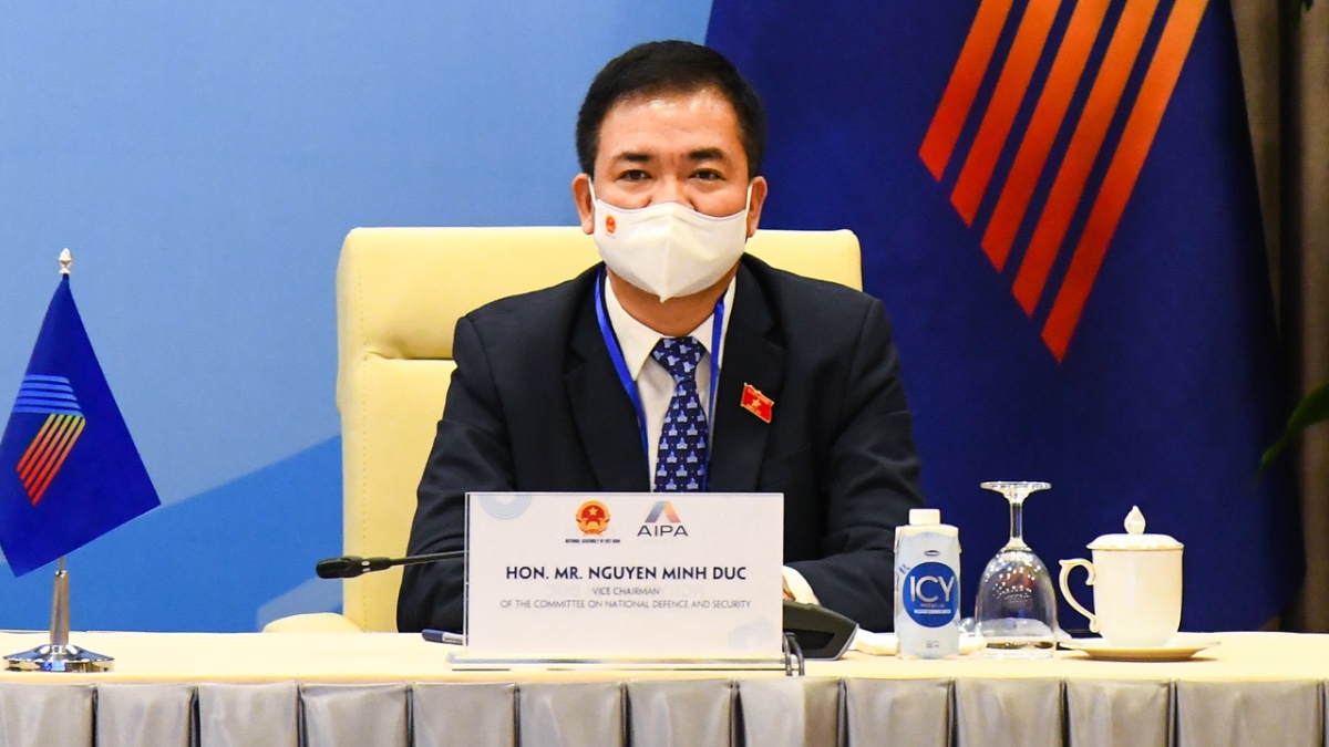 Thiếu tướng Nguyễn Minh Đức - thành viên Đoàn đại biểu cấp cao Quốc hội Việt Nam dự AIPA 42