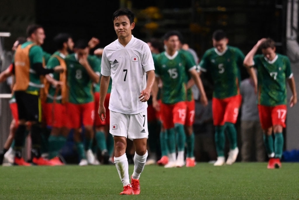 Chủ nhà Nhật Bản không thể giành huy chương môn bóng đá nam Olympic Tokyo. (Ảnh: Getty)