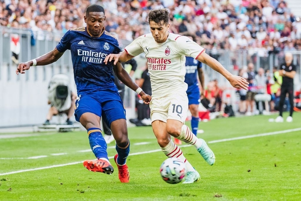 David Alaba thi đấu hiệp 1 rồi nhường chỗ cho Eder Militao ở hiệp 2. (Ảnh: Getty)