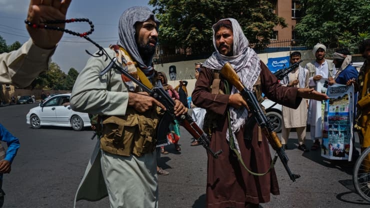 Lực lượng Taliban ở Kabul, Afghanistan. Ảnh: Reuters