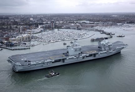 Nhật, Mỹ, Anh và Australia tập trận với sự tham gia của tàu sân bay HMS Queen Elizabeth