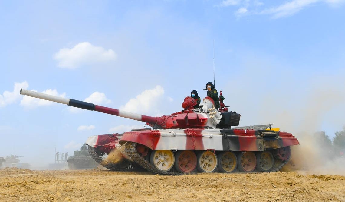 Tank Biathlon 2021: Đội xe tăng Việt Nam về nhì ở trận đấu đầu tiên