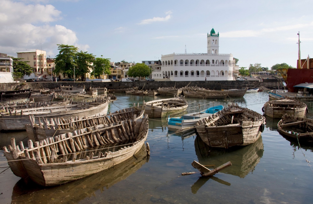 Bến cảng ở Moroni, thủ đô của Comoros. Ảnh: Shutterstock
