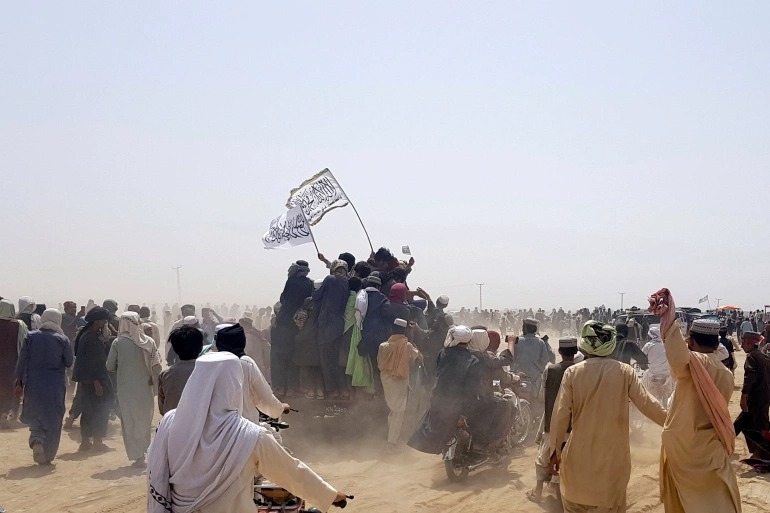 Taliban nhân cơ hội lực lượng quốc tế rút lui đã tăng cường các hoạt động ở Afghanistan. Ảnh Getty Images.