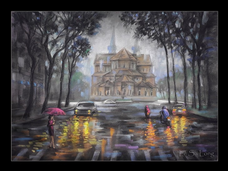 A quiet Ho Chi Minh City during social distancing. (Photo: Le Sa Long)