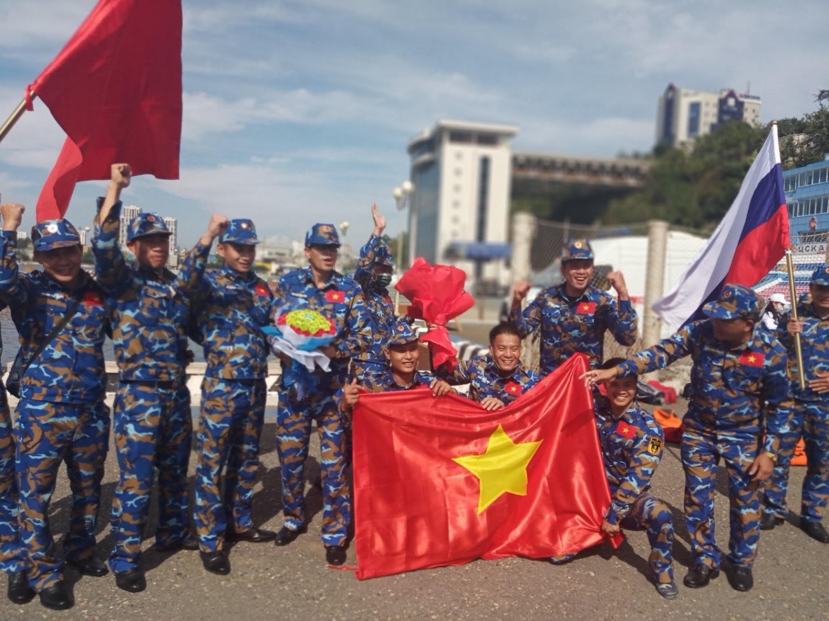 Gặp gỡ các tuyển thủ Hải quân giành Huy chương Bạc tại Army games 2021