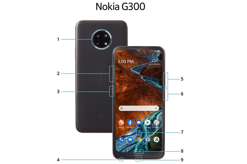 Nokia G300 5G lộ diện hình ảnh và thông số kỹ thuật