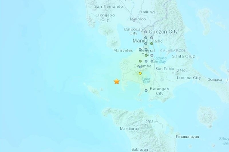 Động đất 5,7 độ Richter làm rung chuyển đảo Luzon (Nguồn: Philstar)