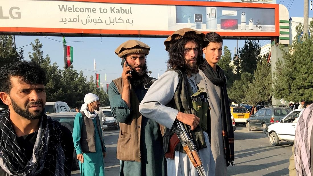 Binh lính Taliban tại Kabul (Afghanistan) sau khi chiếm quyền. Ảnh: CNN.