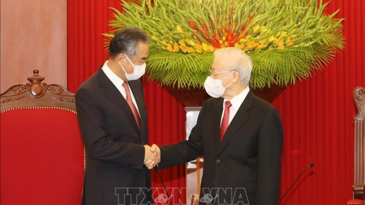 Party leader welcomes Chinese Foreign Minister