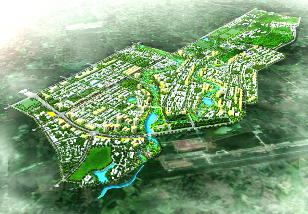Phối cảnh tổng thể đô thị Lam Sơn – Sao Vàng (nguồn: https://baoxaydung.com.vn/)