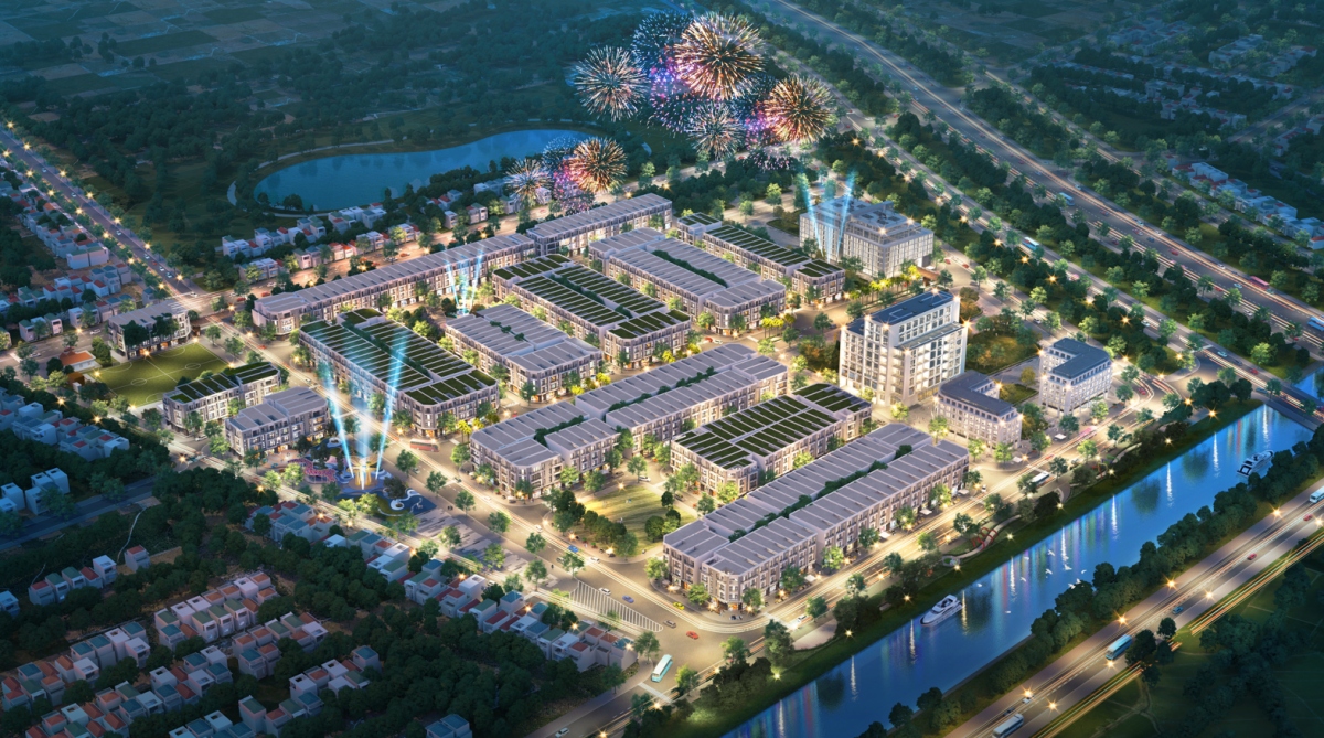 Dự án Khu đô thị thương mại dịch vụ do TNR Holdings Vietnam (thành viên Tập đoàn TNG Holdings Vietnam) đầu tư tại trung tâm thị trấn Lam Sơn.
