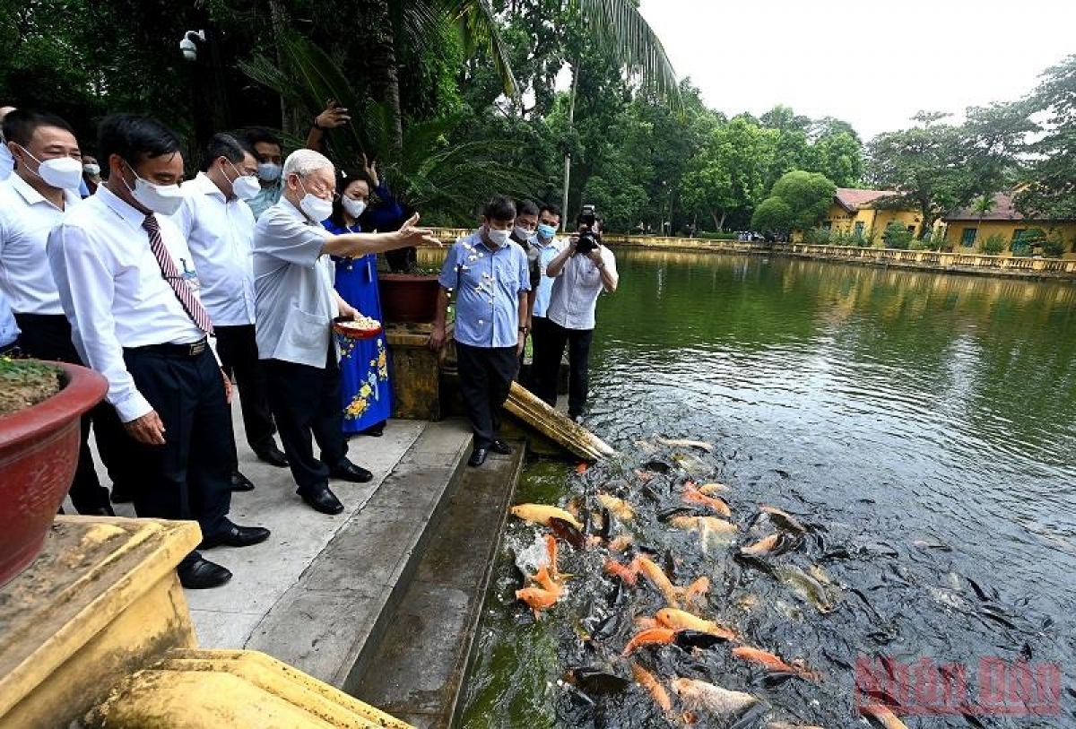 party chief pays tribute to president ho chi minh on national day picture 3