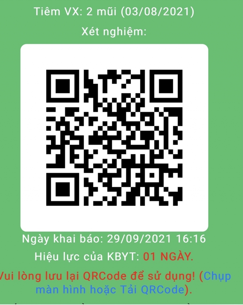 Người dân phải quét mã QR khi tham gia các hoạt động