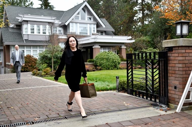 Bà Mạnh Vãn Chu, Giám đốc Tài chính toàn cầu của Tập đoàn công nghệ Huawei. Ảnh: Reuters