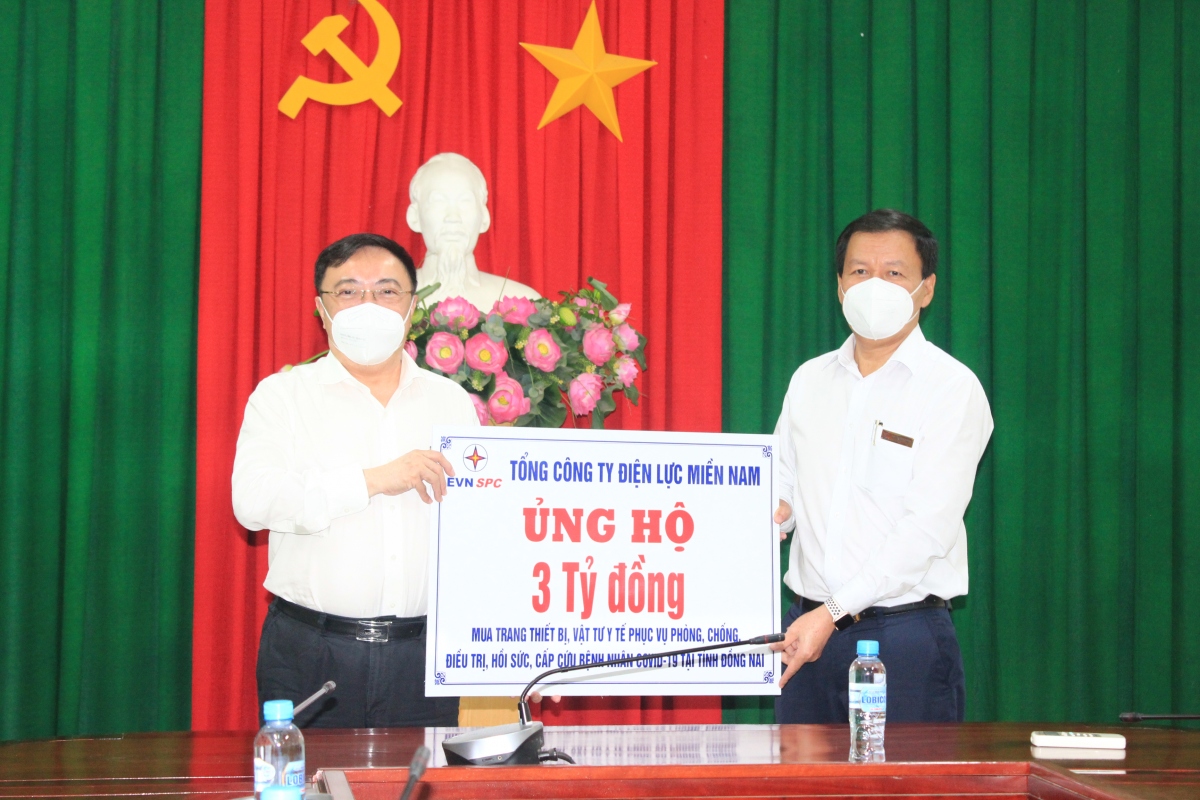 evnspc ung ho 33 ty dong cho cong tac phong, chong dich covid-19 o phia nam hinh anh 1