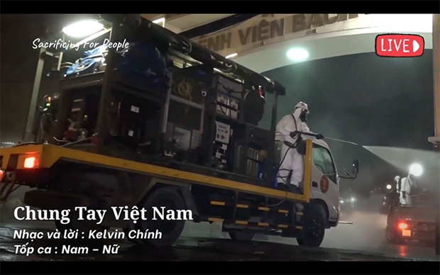 A scene in a song by Kelvin Chinh (Screenshot photo)
