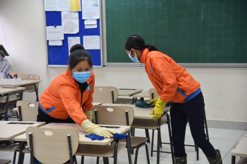 Sở giáo dục Hà Nội yêu cầu các trường học lên phương án đón học sinh trở lại trường. (Ảnh: KT)
