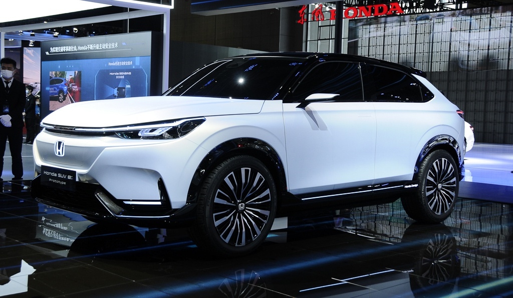 Mẫu xe điện Honda E: Prototype (Ảnh: EPA)