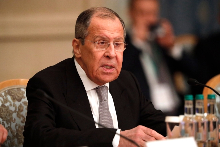 Ngoại trưởng Nga Lavrov. Ảnh: Reuters