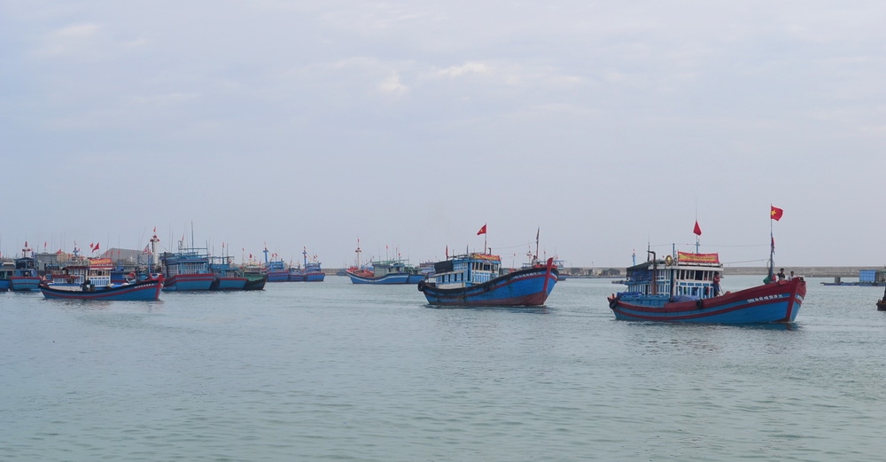 Tàu đánh cá cảu ngư dân Lý Sơn (Ảnh minh hoạ)