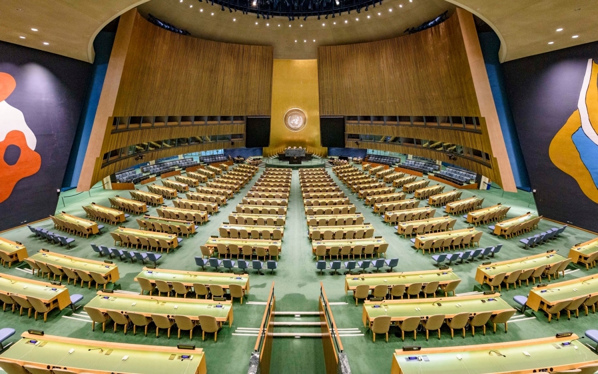 Nơi họp Đại hội đồng Liên Hợp Quốc (Ảnh: UN).