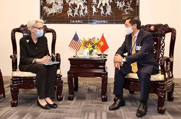 vietnamese fm holds bilateral meetings with foreign diplomats picture 1