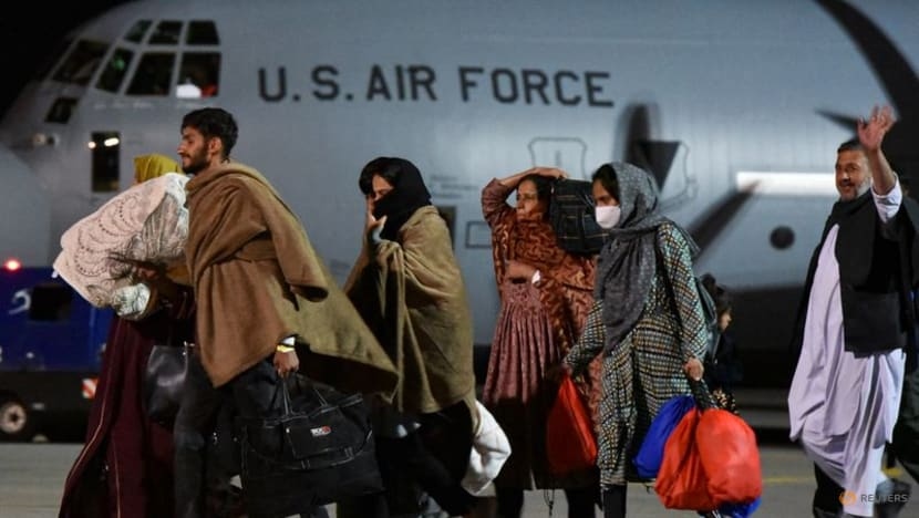 Những người được sơ tán từ Afghanistan tới Pristina, Kosovo ngày 29/8. Ảnh: Reuters