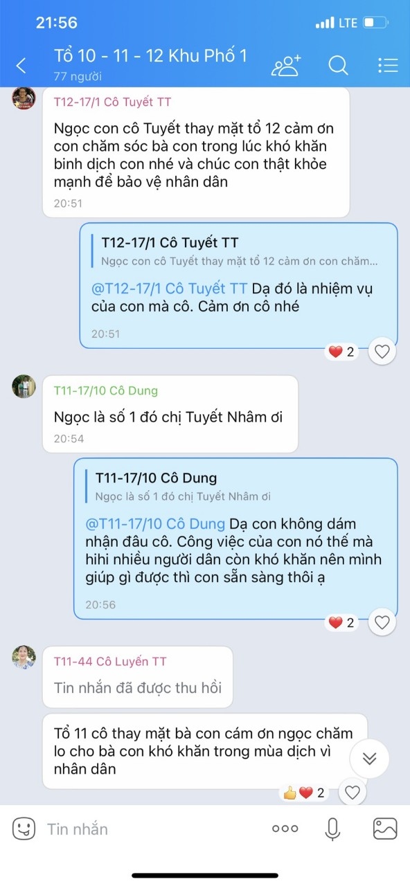 trung uy pham the ngoc va nhung tin nhan chan chua an tinh cua ba con khu pho hinh anh 3