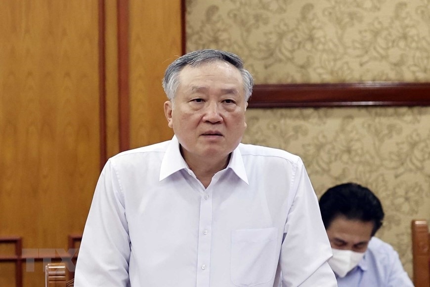Chánh án Toà án nhân dân Tối cao Nguyễn Hoà Bình. (Ảnh: TTXVN)
