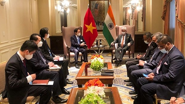foreign minister bui thanh son meets foreign counterparts in new york picture 2