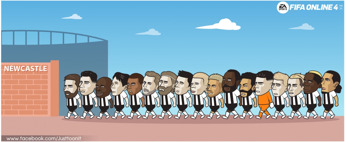 Biếm họa 24h: Dàn sao bóng đá thế giới xếp hàng chờ gia nhập Newcastle - Ảnh 4.