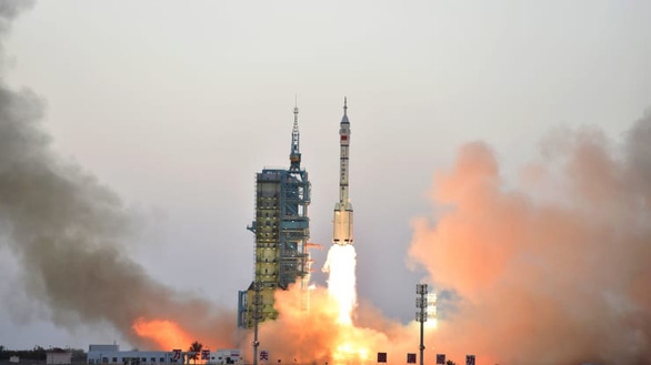 Đợt phóng tên lửa đẩy Trường Chinh do Trung Quốc thực hiện vào năm 2016. Ảnh: AFP