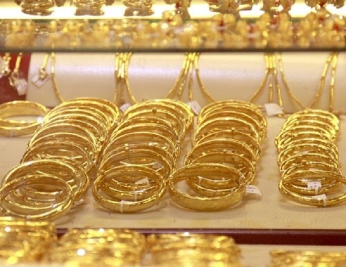 Giá vàng trong nước ở mức 57,99 triệu đồng/lượng. (Ảnh: KT)
