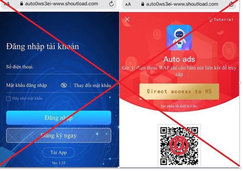 canh bao ung dung auto ads hoat dong huy dong von trai phep hinh anh 1