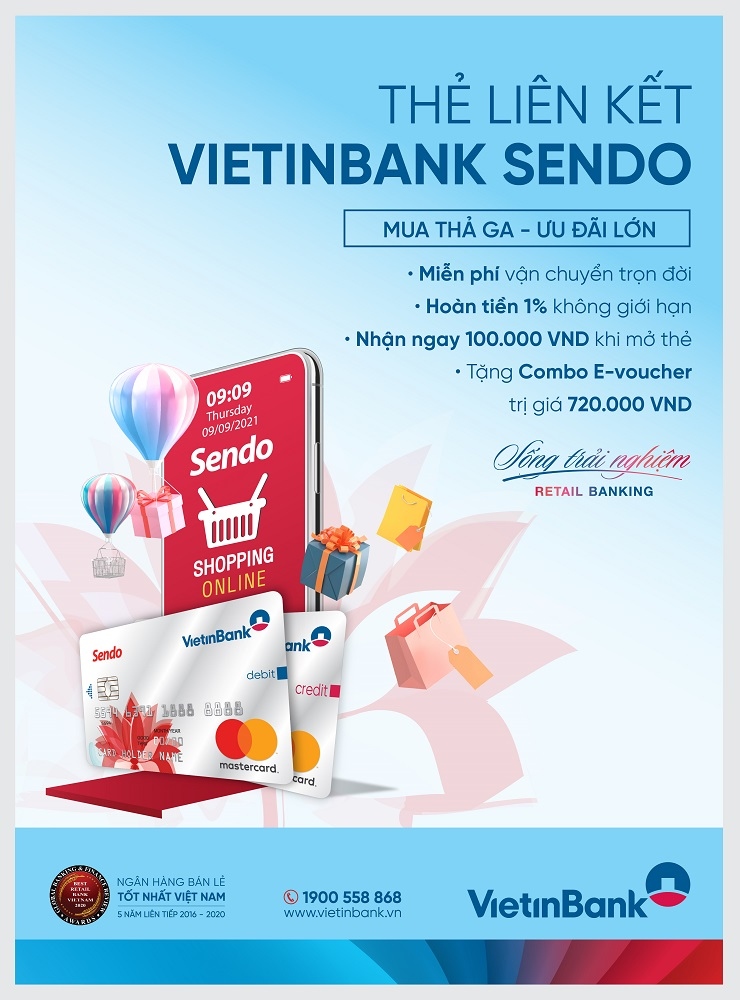 Freeship trọn đời - Săn deal cực đã trên Sendo cùng VietinBank