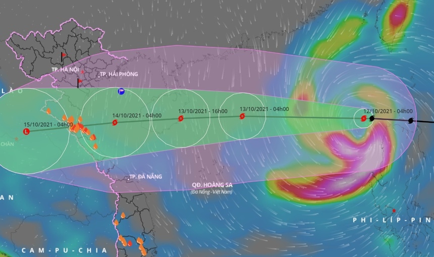 kompasu enters east sea, heads toward north-central vietnam picture 1